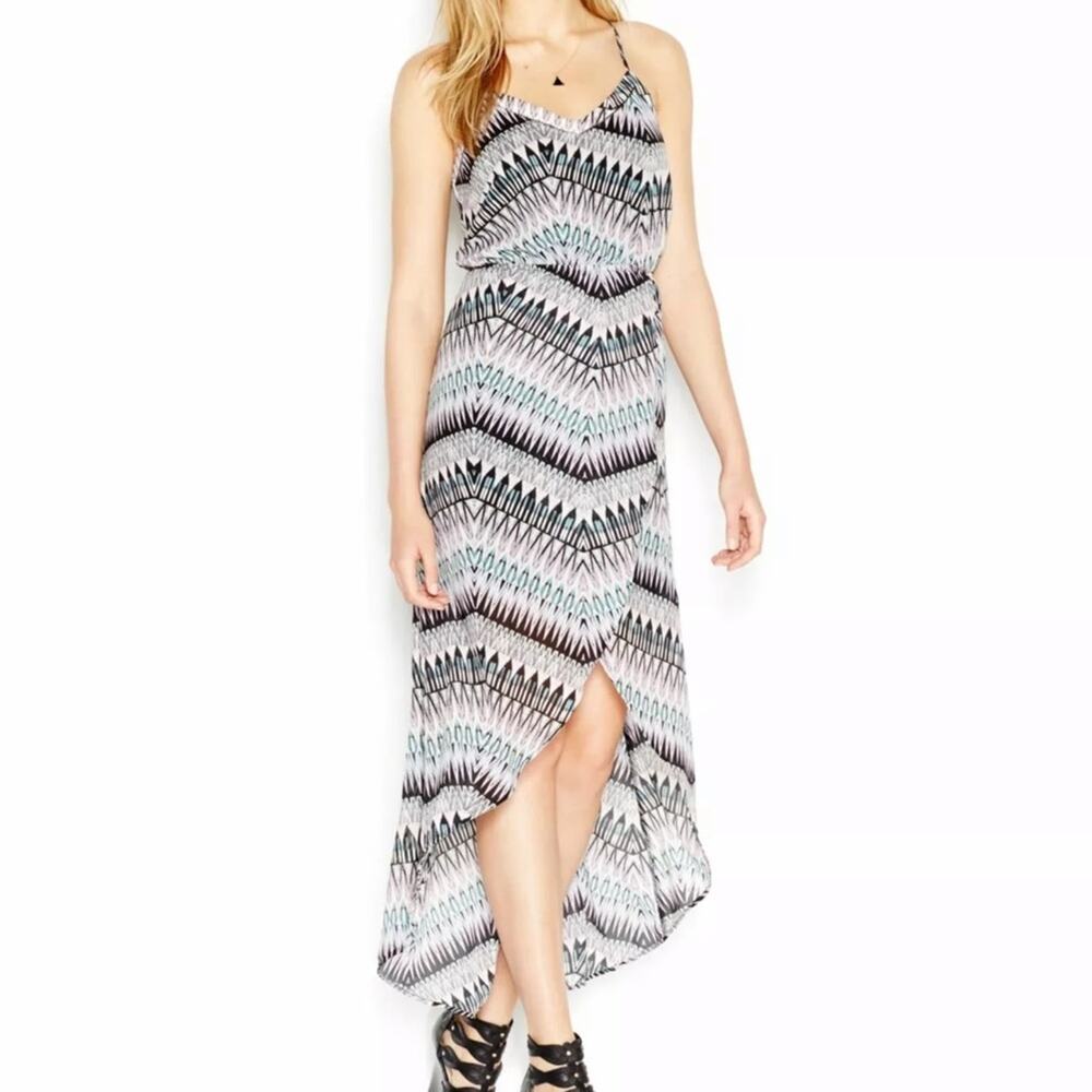 Sanctuary Geo Print Waterfall Dress Size XS